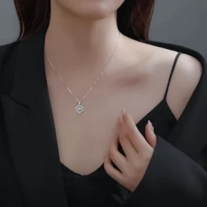 RENSINO 18K Gold Plated Butterfly Letter Pendant Necklaces Stainless Titanium Steel Chain Necklace Silver Women’s Dainty Necklace