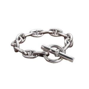 RENSINO 18K PVD Gold Plated 316L Stainless Steel Bracelet with OT Buckle Chunky Cuban Bracelet Hypoallergenic OEM ODM Jewelry