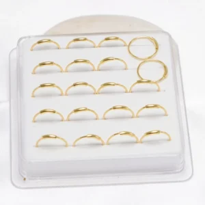 RENSINO 22G 925 Sterling Silver Trendy Wedding Gift Fine Piercing Jewelry Cartilage Helix Lip Ear Nose Ring Body Jewelry