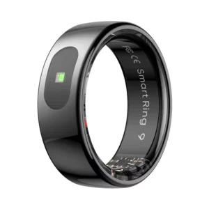 RENSINO 5ATM Smart Ring R08 with Touch Pad Gold Black Silver Chip RTL8762ESF Skin Temperature Remote Control Fitness Tracker