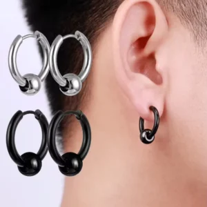 RENSINO 5Pairs set Minimalist 316L Stainless Steel Small Hoop Earrings for Women Man Classic Round Earrings Piercing Oreja Ear Jewelry