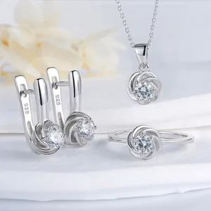 RENSINO 92.5 Sterling Silver Hand Made Jewelry Women