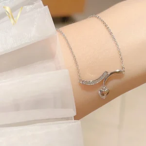 RENSINO 925 999 Silver Necklace Customizable Zircon Stones Private Label OEM Available High Shine