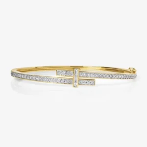 RENSINO 925 Round Diamond Wrap Bangle Diamond Bracelet Fashion Jewelry Bracelets Bangles Minimalistic Sterling Silver Bracelet Bangles