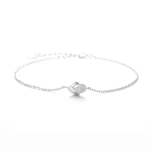RENSINO 925 Silver Soul Window Bracelet for Women Lightweight Unique Sophisticated Jewelry