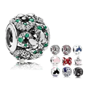 RENSINO 925 Sterling Silver Charm Bead for Pan Bracelet Women Jewelry