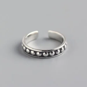 RENSINO 925 Sterling Silver Classic Geometric INS Elegant Stackable Rings for Women Minimalist Fine Jewelry Designer Gift