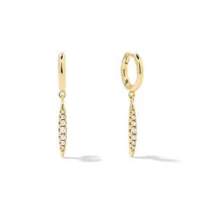 RENSINO 925 Sterling Silver Earrings Jewelry Crystal Earrings Luxury Earrings for Women