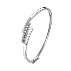 RENSINO 925 Sterling Silver Filled Solid Classic Bracelet
