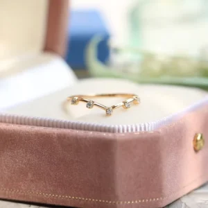 RENSINO 925 Sterling Silver Jewelry 14K Gold Plated Ring for Women Cubic Zircon Rings Custom Ring Trendy Simple Jewelry