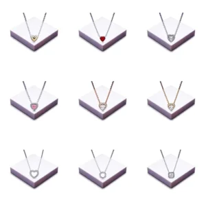 RENSINO 925 Sterling Silver Religious Wings Charm Necklace with Zircon Stone Unisex Women’s & Children’s Wedding & Party Jewelry Gift