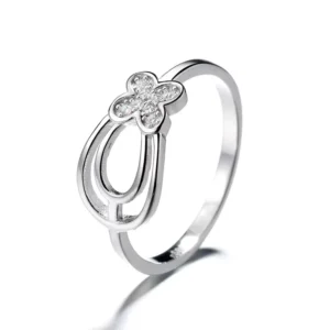 RENSINO 925 Sterling Silver Rings Manufacturers Design Simple Silver Ring for Women Dress