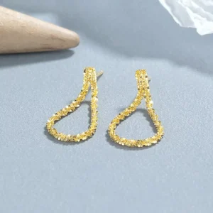 RENSINO 925 Sterling Silver Sparkling Star Chain Chandelier Earrings Classic Vintage Fashion Jewelry Zircon Gold Silver Plated Women’s