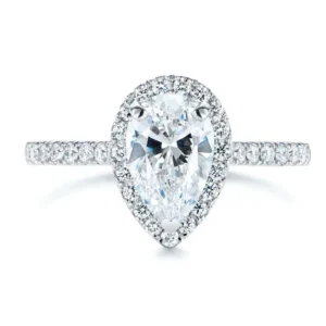 RENSINO 925 Sterling Silver Two Tone Plating White Zircon Gemstone Wedding Ring for Women