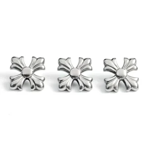 RENSINO ASTM F136 Titanium Alloy Punk Cross Earrings Lip Stud Helix Stud Ear Bone Stud Unisex Body Piercing Jewelry Made Guangdong Gift