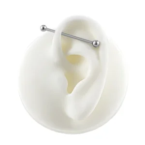 RENSINO ASTM F136 Titanium Unique 14G Straight Barbell Cartilage Helix Earring Body Jewelry Party Children’s Gift