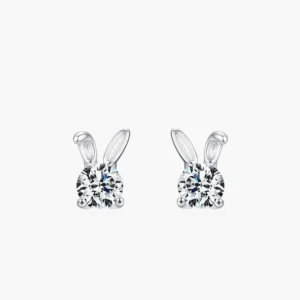 RENSINO Ailmay 925 Sterling Silver Cute Flower Mini Stud Earrings for Women Elegant Jewelry Fine Zircon Accessories