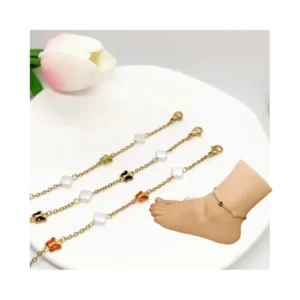 RENSINO Anklet Ladies butterfly Anklet Titanium Steel Anklet
