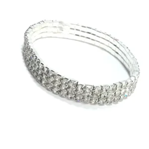 RENSINO Bling Bling Jewelry Rhinestone Zircon Crystal Anklet Bracelet With Multi layer Optional Silver Gold Tennis Anklets