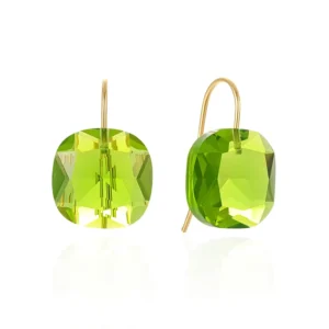 RENSINO CANNER S925 Sterling Silver Luxury Color Crystal Cubic Zircon Earrings Ladies Wedding Candy Hook Earrings
