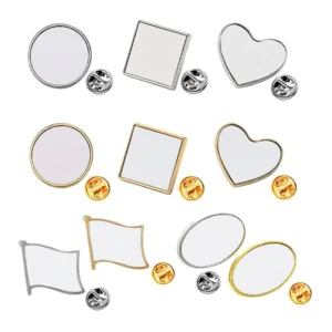 RENSINO Cross Border Heat Transfer Personalized Logo Badge Brooch DIY Brand Production Die Casting Business Gifts