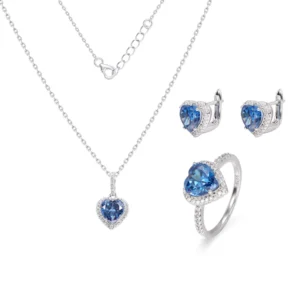 RENSINO Custom 925 Sterling Silver Jewelry Set Zirconia Jewelry Sets Fine Jewelry