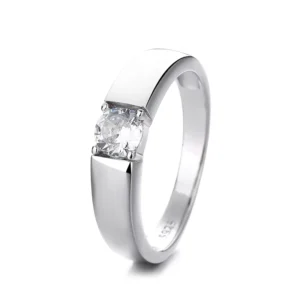 RENSINO Custom Cz 925 Sterling Silver Finger Ring