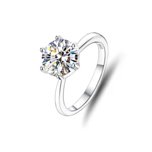 RENSINO Custom GRA moissanite fine ring Bespoke engagement ring Custom moissanite ring