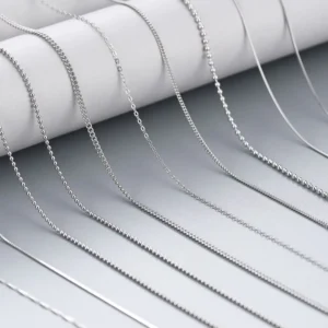 RENSINO Custom High Quality 925 Sterling Silver Chain Jewelry Making Thin Necklaces Women’s Silver Chain Fashion Necklaces