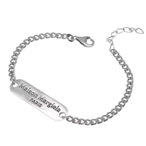 RENSINO Custom Men’s Silver Bracelet 925 Sterling Silver Jewelry for Men