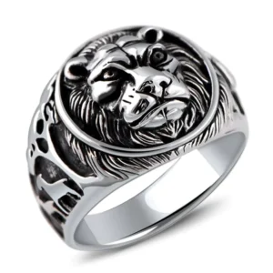 RENSINO Custom Mens Silver Ring 925 Sterling Silver Jewelry Designs for Men