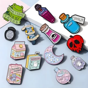 RENSINO Custom Metal Badge Manufacture Metal Hard Enamel Pins Custom Lapel Pins Custom Emblems Badges Mix Pins