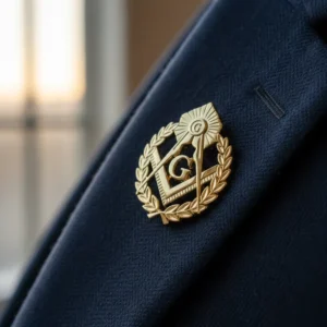 RENSINO Custom Metal Freemason Masonic Regalia Accessories Emblem Symbol Signet Badge Jewelry Hard Soft Enamel Lapel Pin