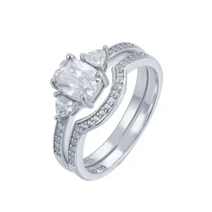 RENSINO Custom Premium Quality Silver Rings 925 Women for Wedding