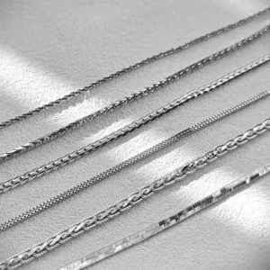 RENSINO Custom S925 Italy Link Chain Adjustable Sterling Silver Necklace for Women Box Snake Sweater Fine Jewelry Chains