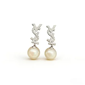 RENSINO Customizable Designer Designed High quality Gold Plated Earrings Light Luxury Fashion Pearl Earrings For Women