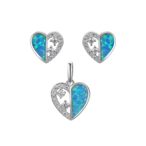 RENSINO Customized High Quality Fashion Heart 925 Sterling Silver Jewelry Women