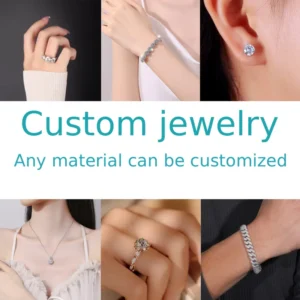 RENSINO Customized Jewelry with Gold or Silver Plating Professional Jewelry Design and Manufacturing Factory