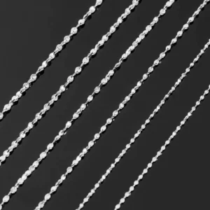 RENSINO Elegant Silver Color Stainless Steel Necklace Luxury Stars Chain Waterproof Jewelry for Women