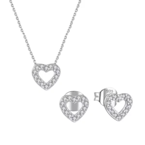RENSINO Elegant Women’s Jewelry Set Ring Earrings Necklace for Daily Wear Parties Weddings & Gifting