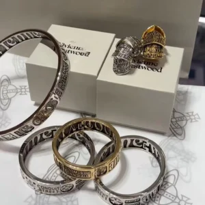 RENSINO Empress Dowager Cross-border Fashion Personalized Open Oracle Advanced Simple Couple Brass Electroplated Unisex Bracelet Jewelry