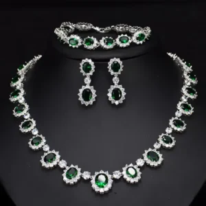 RENSINO European American Fashion & Costume Cubic Zircon Bridal Jewelry Set Trendy Wedding Designs