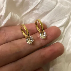 RENSINO European and American Popular S925 Pure Silver Female Fashion Personality Simple and Cool Style Small and Versatile Earrings