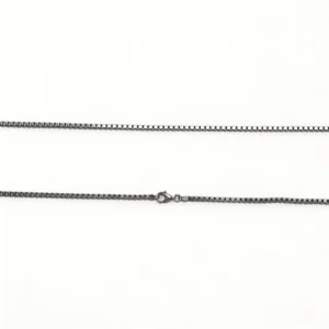 RENSINO Factory 925 Sterling Silver Classic Box Chain Necklace 1.5/2mm Women’s Jewelry Gift Party Wedding