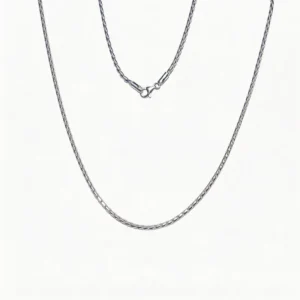 RENSINO Factory 925 Sterling Silver Necklace 2.3/3mm Snake Chain High Quality Punk Style Jewelry Unisex Wedding Gift