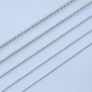 RENSINO Factory Price Custom 925 Sterling Jewelry Thin Silver Chains for Women