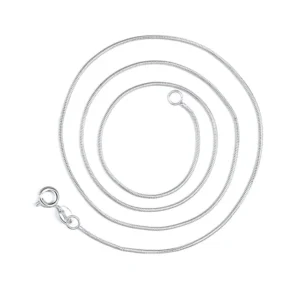 RENSINO Factory Silver 925 Snake Chain 1mm for Pendant for Women
