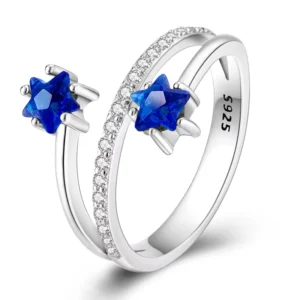 RENSINO Fashion Classic 925 Sterling Silver Zircon & Freshwater Pearl Luxury Unisex Ring for Daily Wear