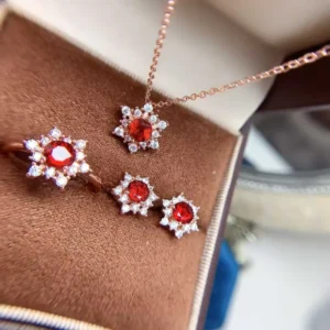 RENSINO Fashion Commuting Modern Style Jewelry Set 925 Silver Fanta Set EU Certified Jewelry Set