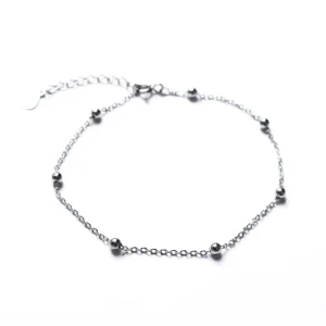 RENSINO Fashion Foot Summer Hotwife Women New Design Ladies Jewelry Beach 925 S925 Sterling Silver Chain Foot Anklet for Girls